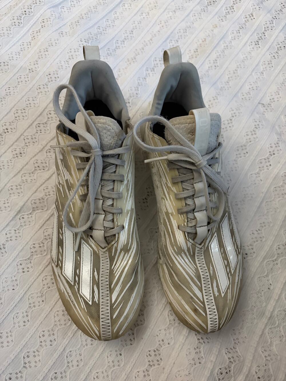 Adidas SPG 753001 Men's 10 Cleats Baseball Softball Soccer Football Tan